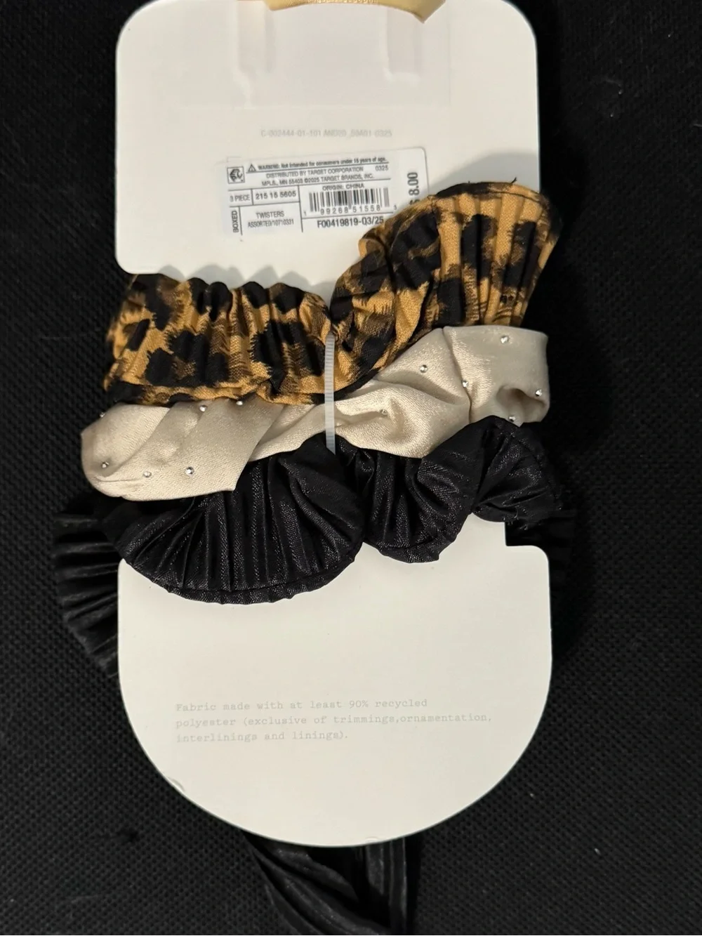 Satin Bow & Scrunchie Set